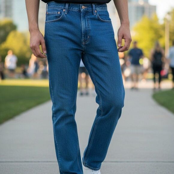 Levi's Other - Levi’s 505 Jeans 34x30 Made in USA Vintage 90s Orange Tab Straight Leg Blue Deni